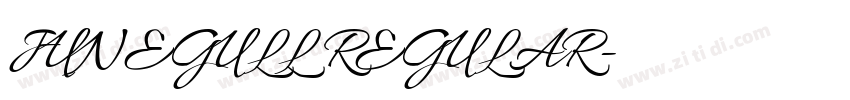 JUNEGULL REGULAR字体转换